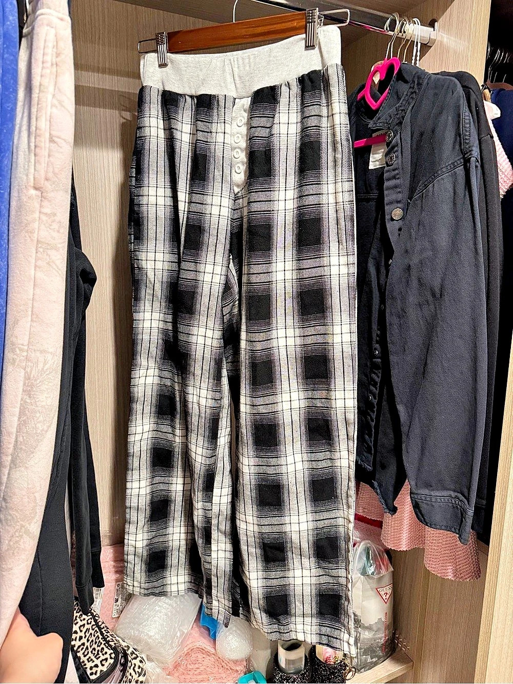 SHEIN Plaid Pajama Pants
